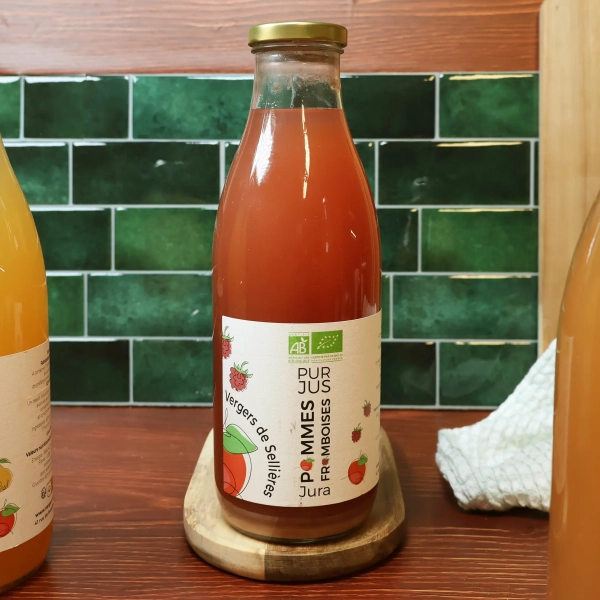 Jus de Pomme Framboise Bio Du JURA