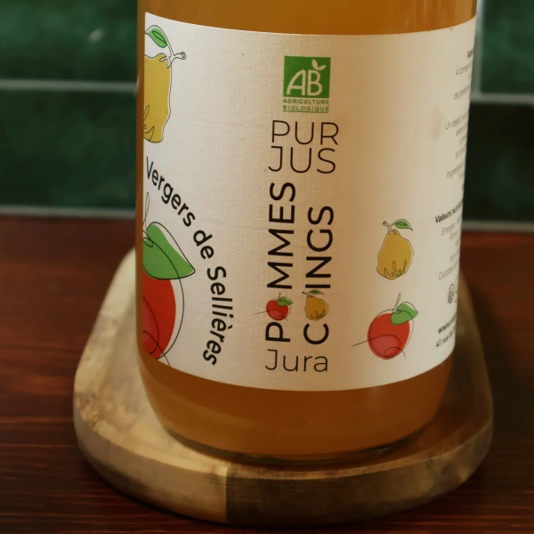Jus de Pomme Coing Bio Du JURA - Image 2